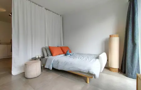 Appartement face à la plage à Oostende, balcon et vue sur la mer : photo 8