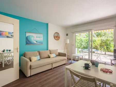 Location appartement à Biarritz, Charmant studio avec terrasse et parking à Biarritz