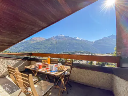 Studio 4 pers terrasse sud Aussois, front de neige : photo 6