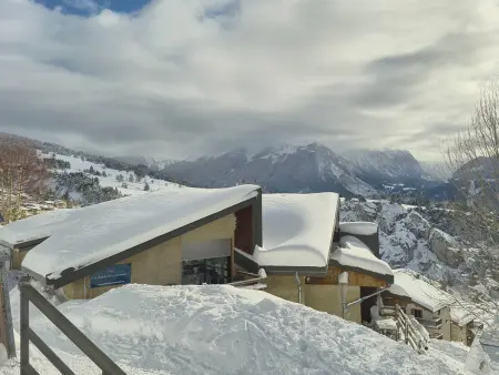 Studio 4 pers terrasse sud Aussois, front de neige : photo 10
