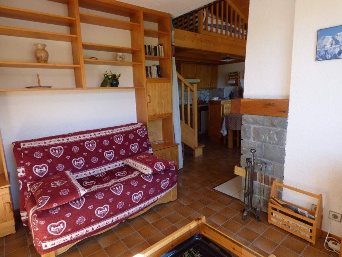 Appart 4 pers. mezzanine, balcon sud, vue pistes - Photo 1