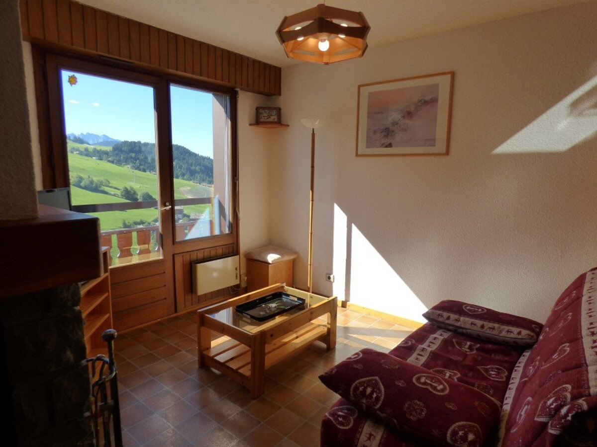 Appart 4 pers. mezzanine, balcon sud, vue pistes - Photo 3