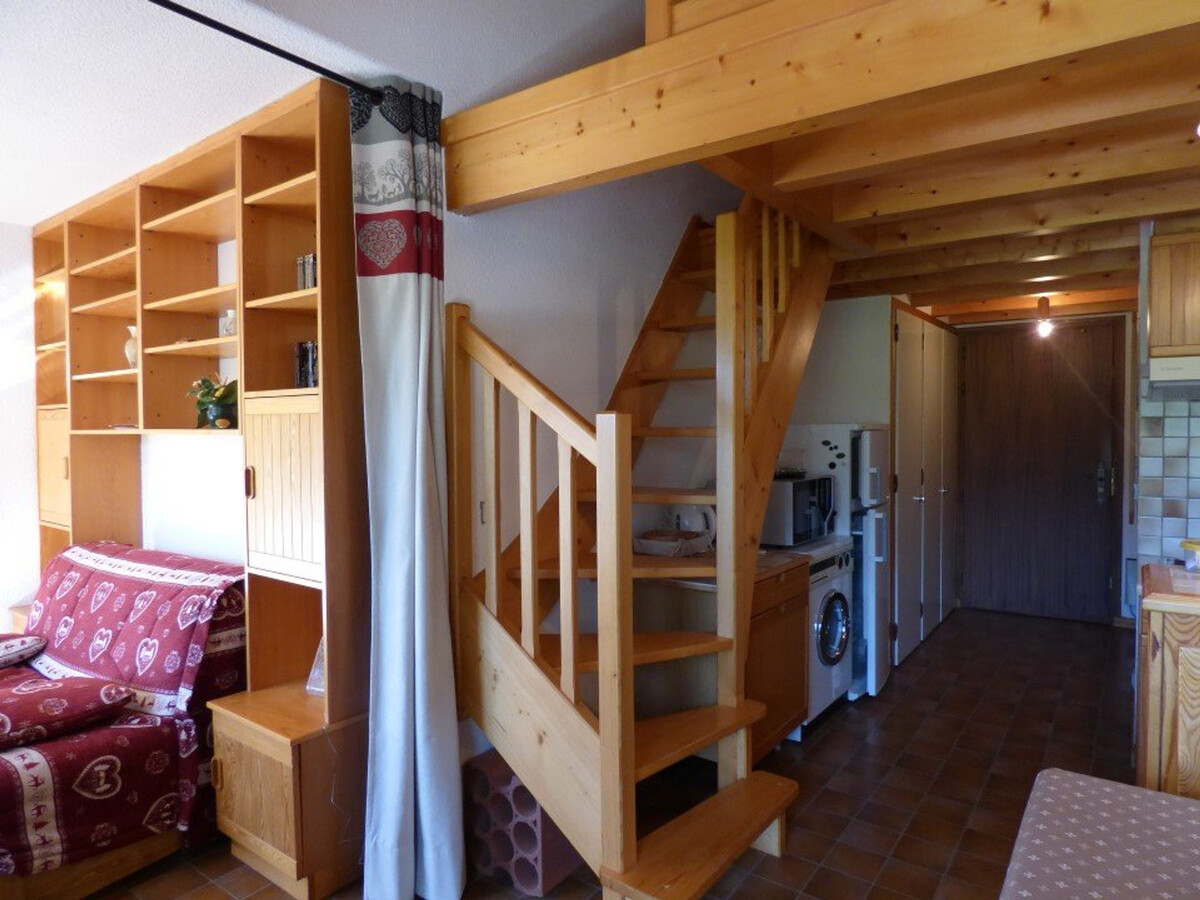 Appart 4 pers. mezzanine, balcon sud, vue pistes - Photo 5