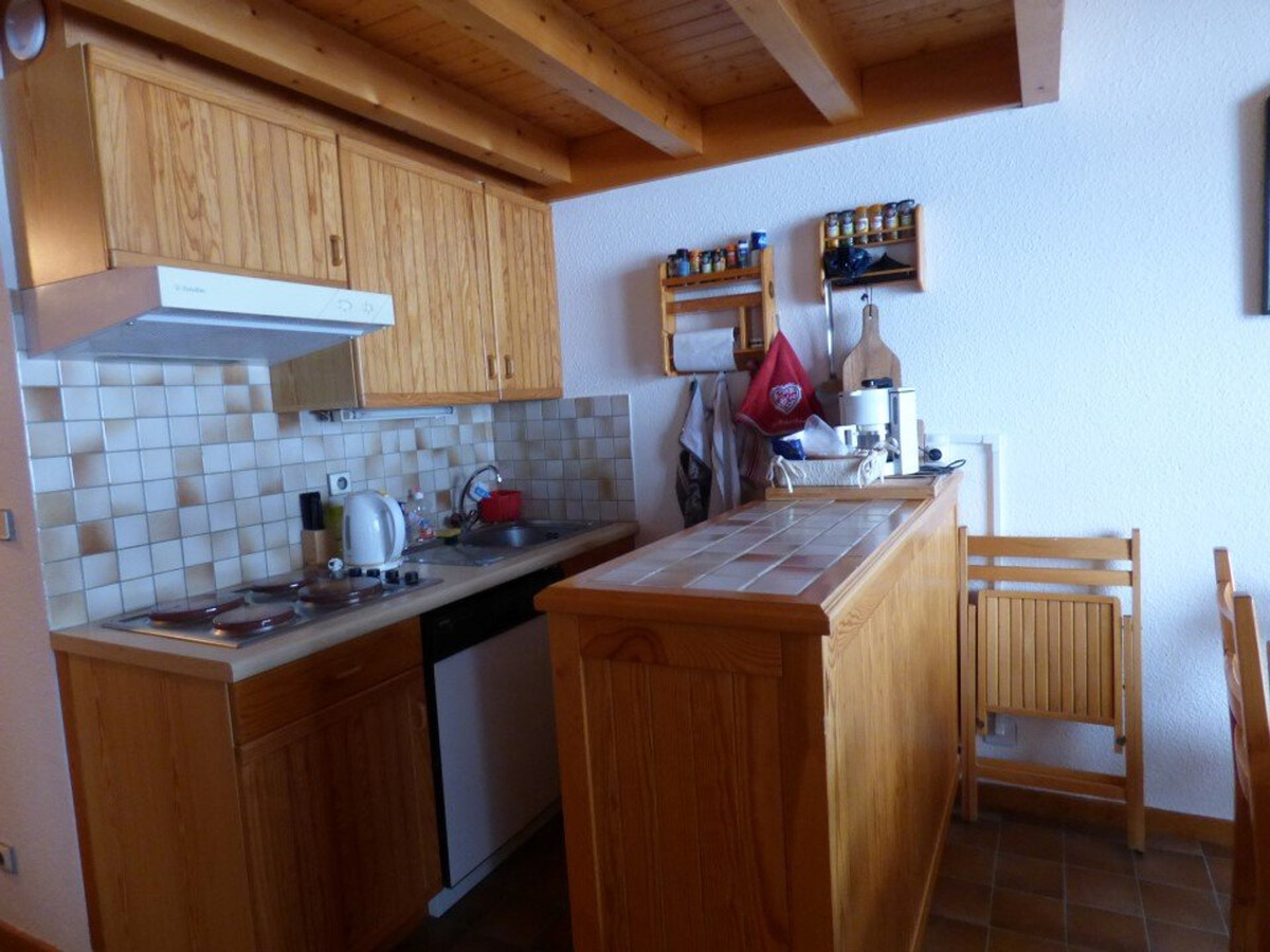 Appart 4 pers. mezzanine, balcon sud, vue pistes - Photo 6
