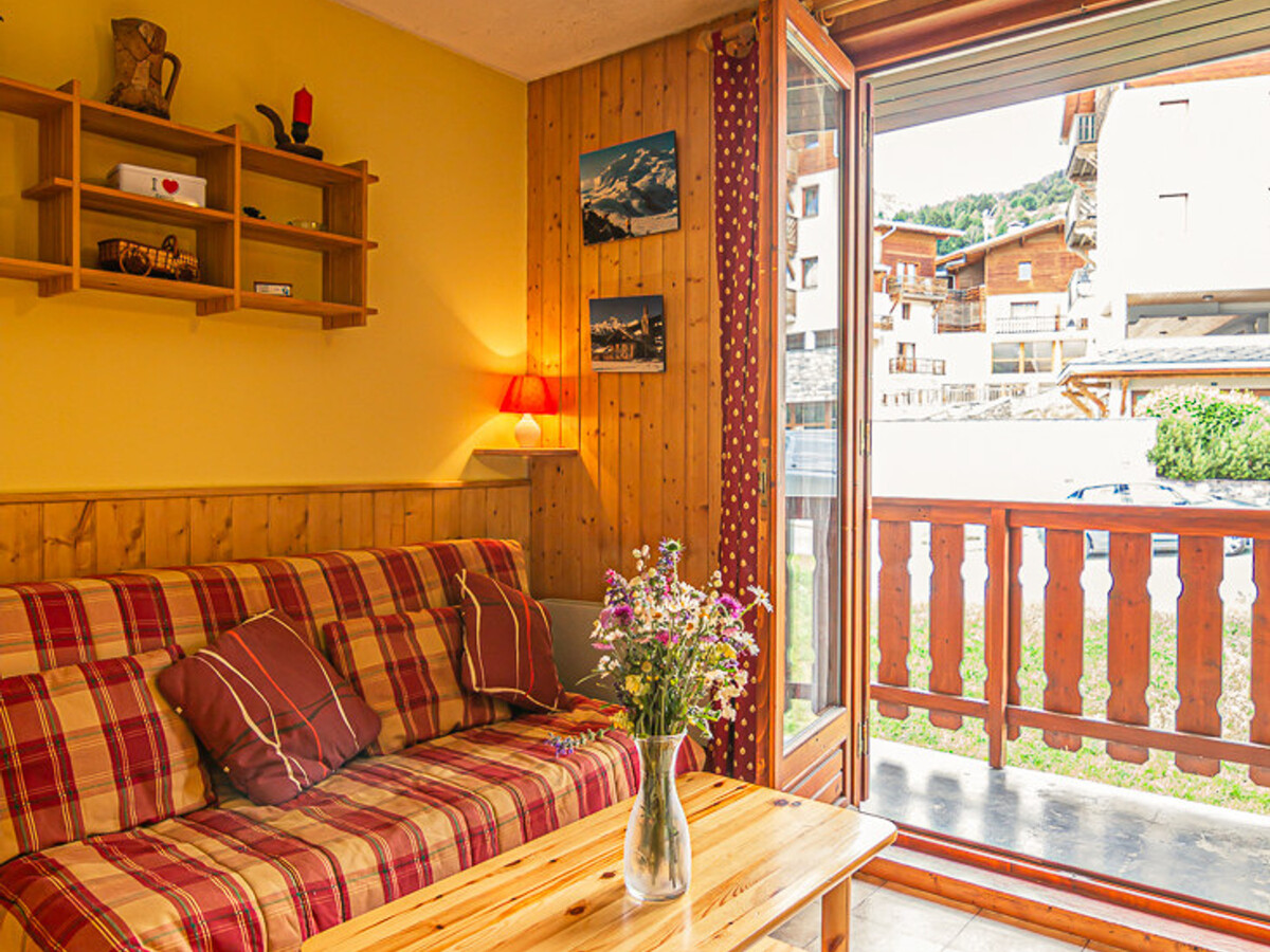 Studio cabine 21 m² balcon, front de neige à Aussois - Photo 1