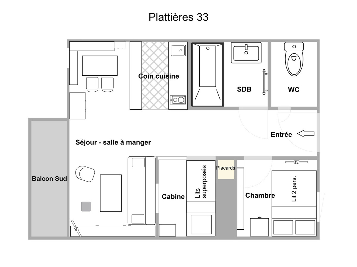 Appartement 2* Méribel, skis aux pieds, balcon sud - Photo 12