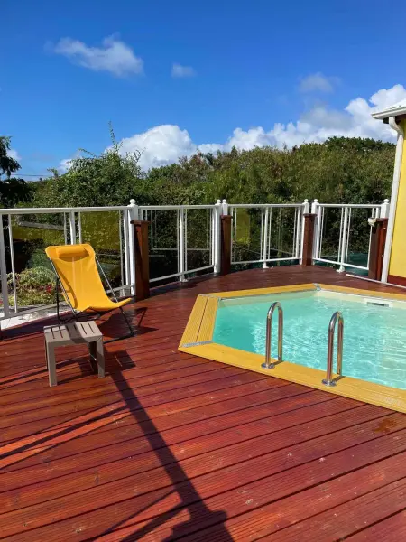 Maison cosy à Saint-François avec piscine, Maison 2 personnes à Saint François - Photo 1