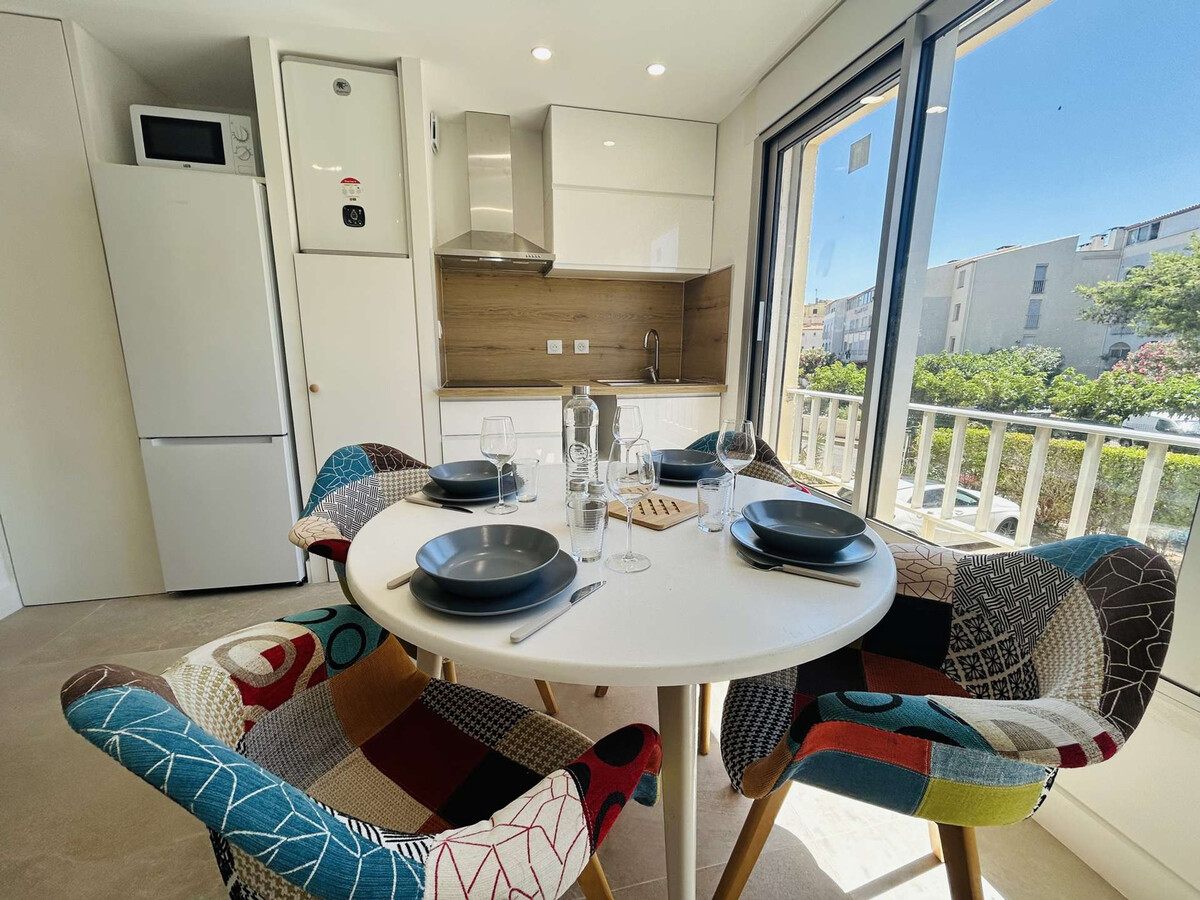 Studio cabine rénové Cap d'Agde, 4 personnes au Môle - Photo 2