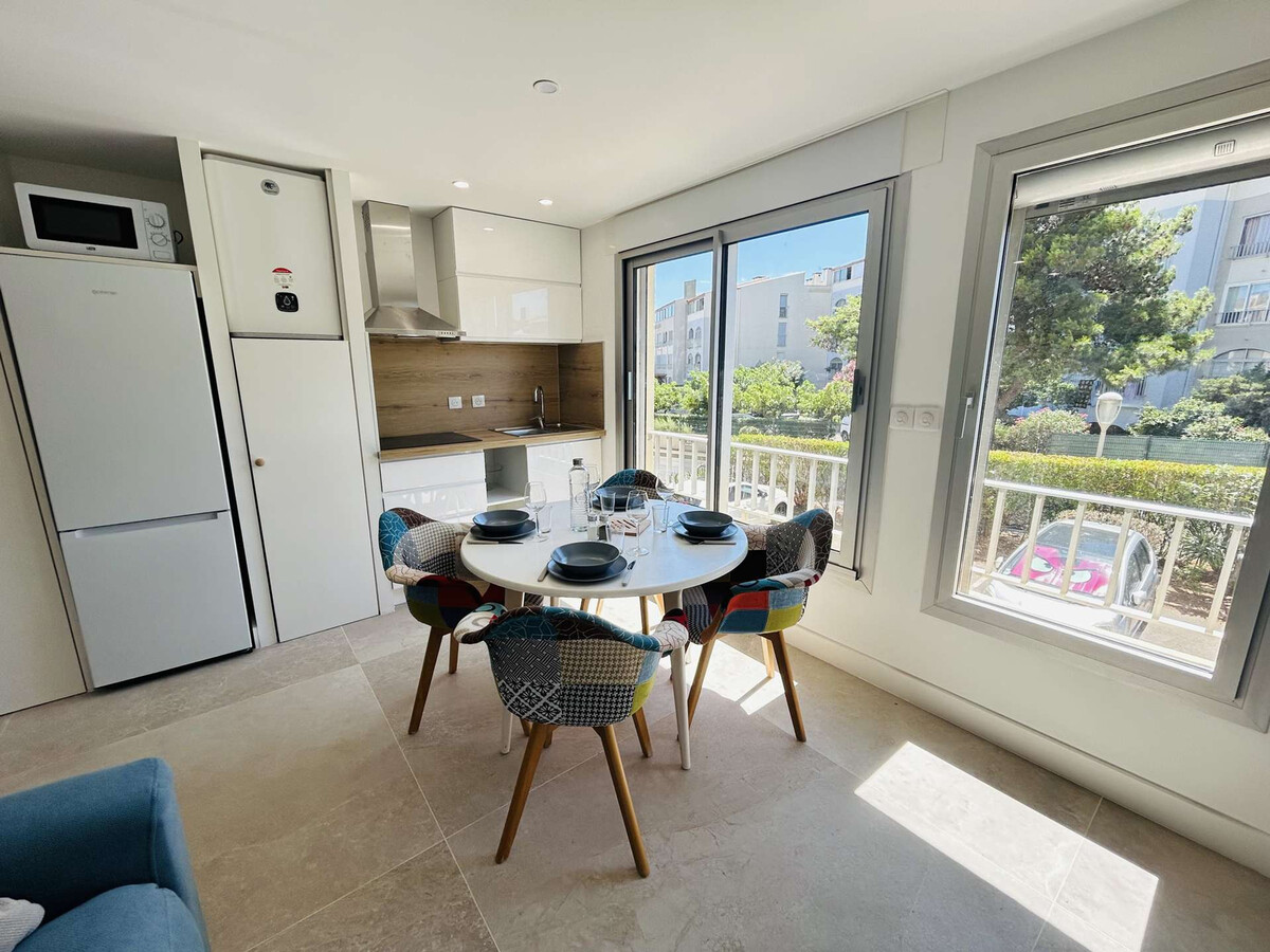 Studio cabine rénové Cap d'Agde, 4 personnes au Môle - Photo 9