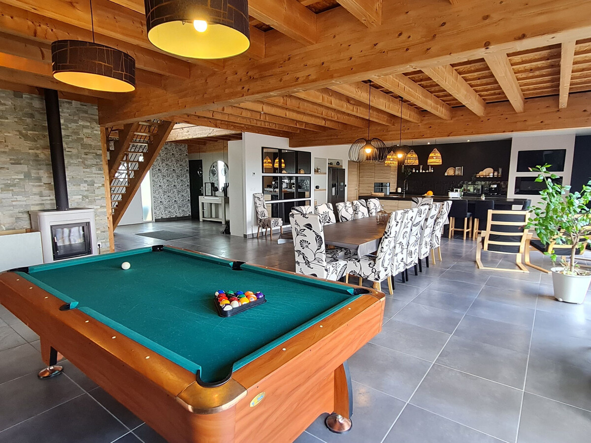 Gîte contemporain 12 pers. avec piscine chauffée à Favières - Photo 10