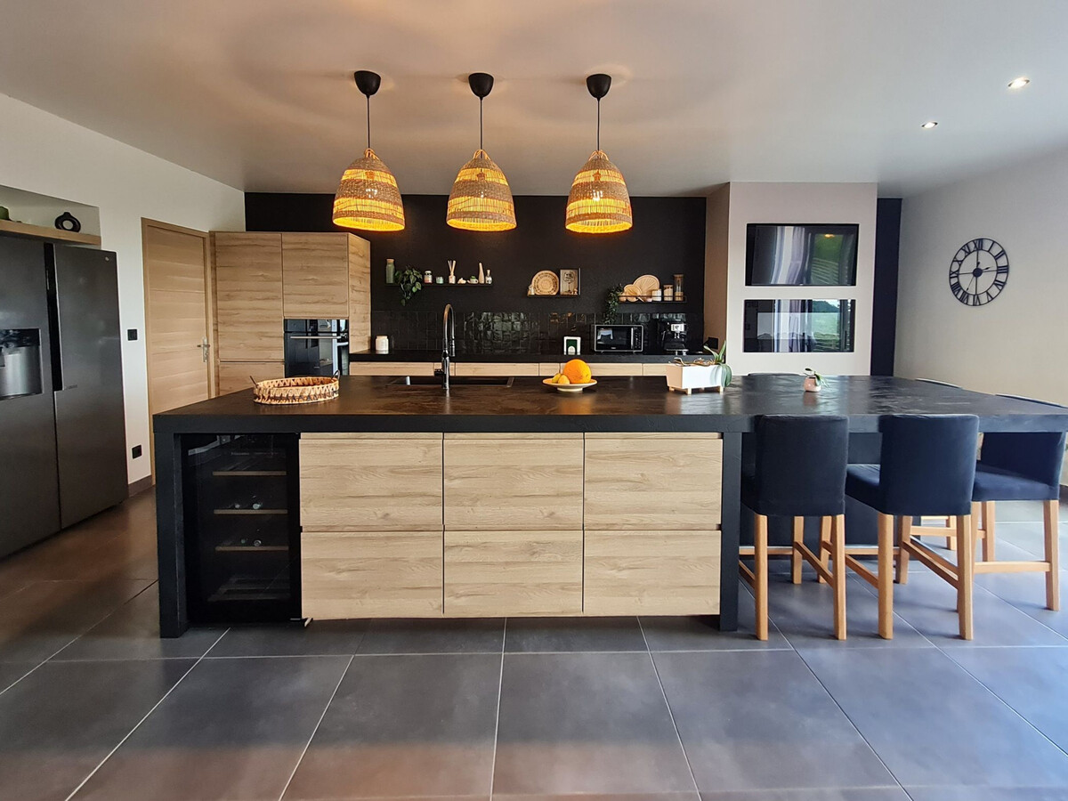 Gîte contemporain 12 pers. avec piscine chauffée à Favières - Photo 13