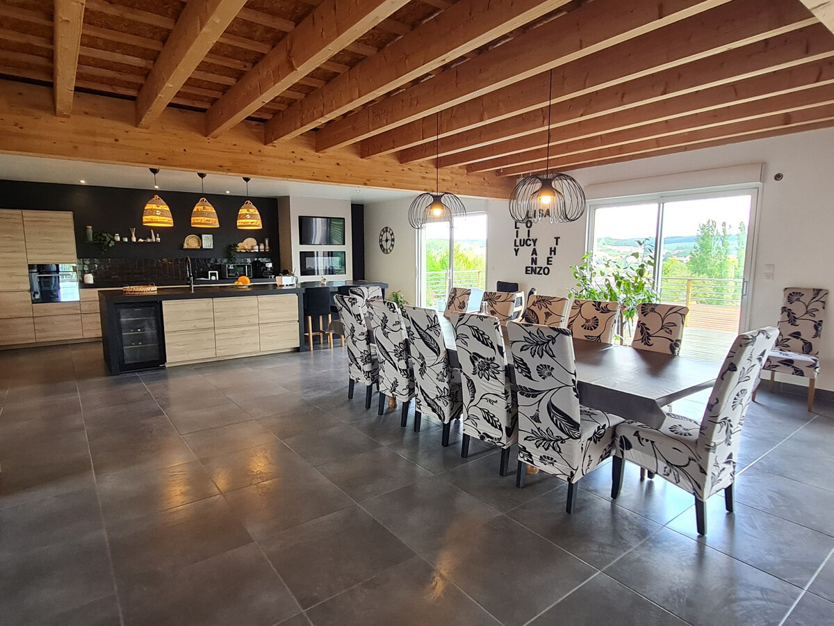 Gîte contemporain 12 pers. avec piscine chauffée à Favières - Photo 16