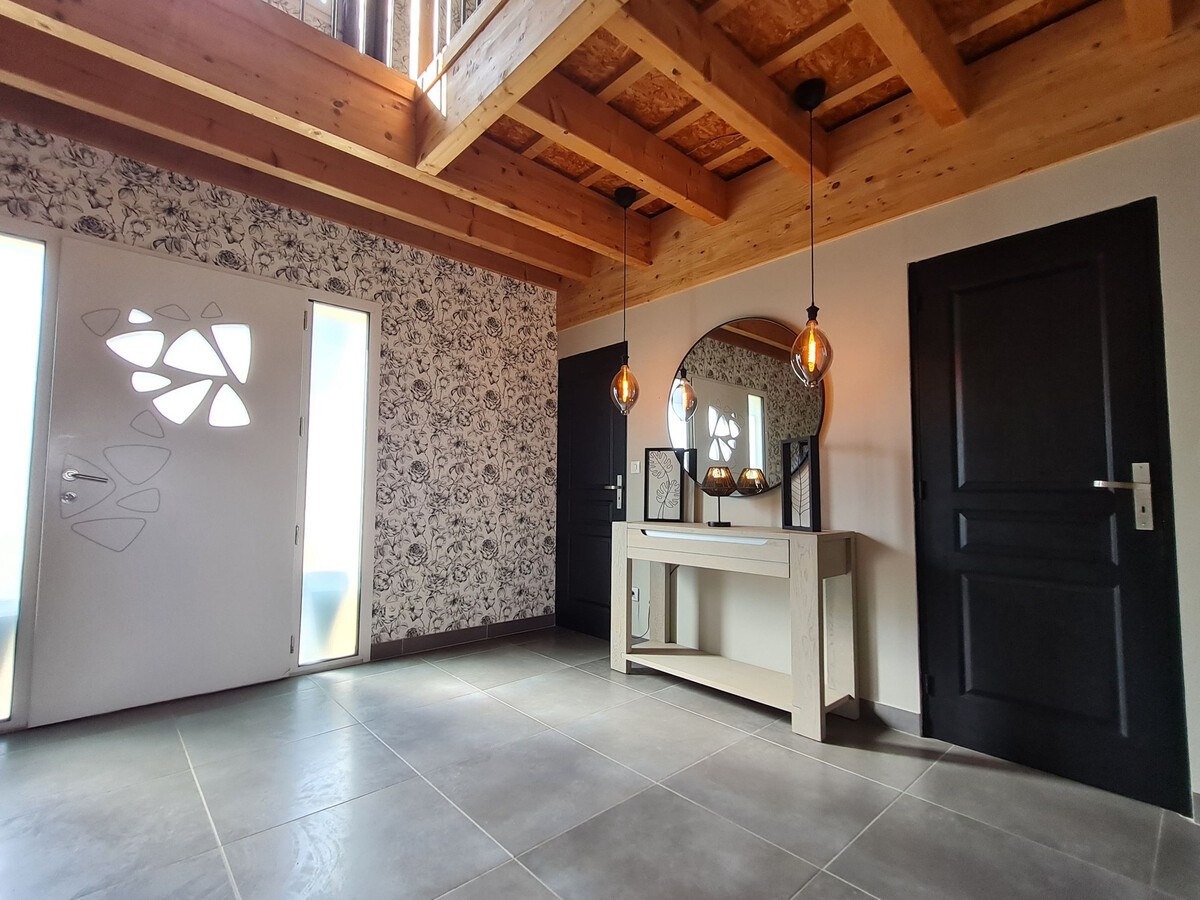 Gîte contemporain 12 pers. avec piscine chauffée à Favières - Photo 27