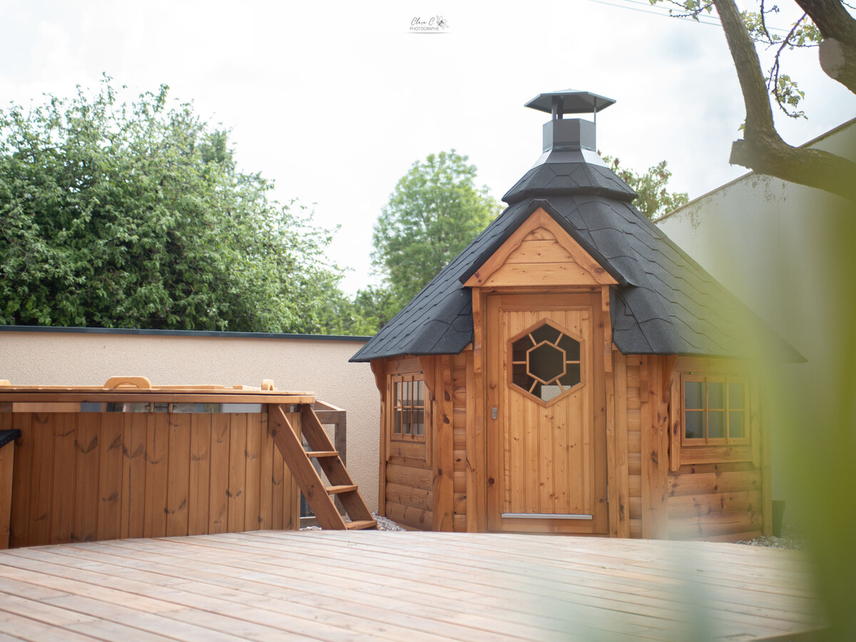 Tiny house Bergamote avec bain nordique à Manoncourt - Photo 11