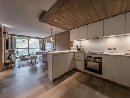 Appartement moderne Courchevel 1550, 4 pers., résidence spa : photo 3