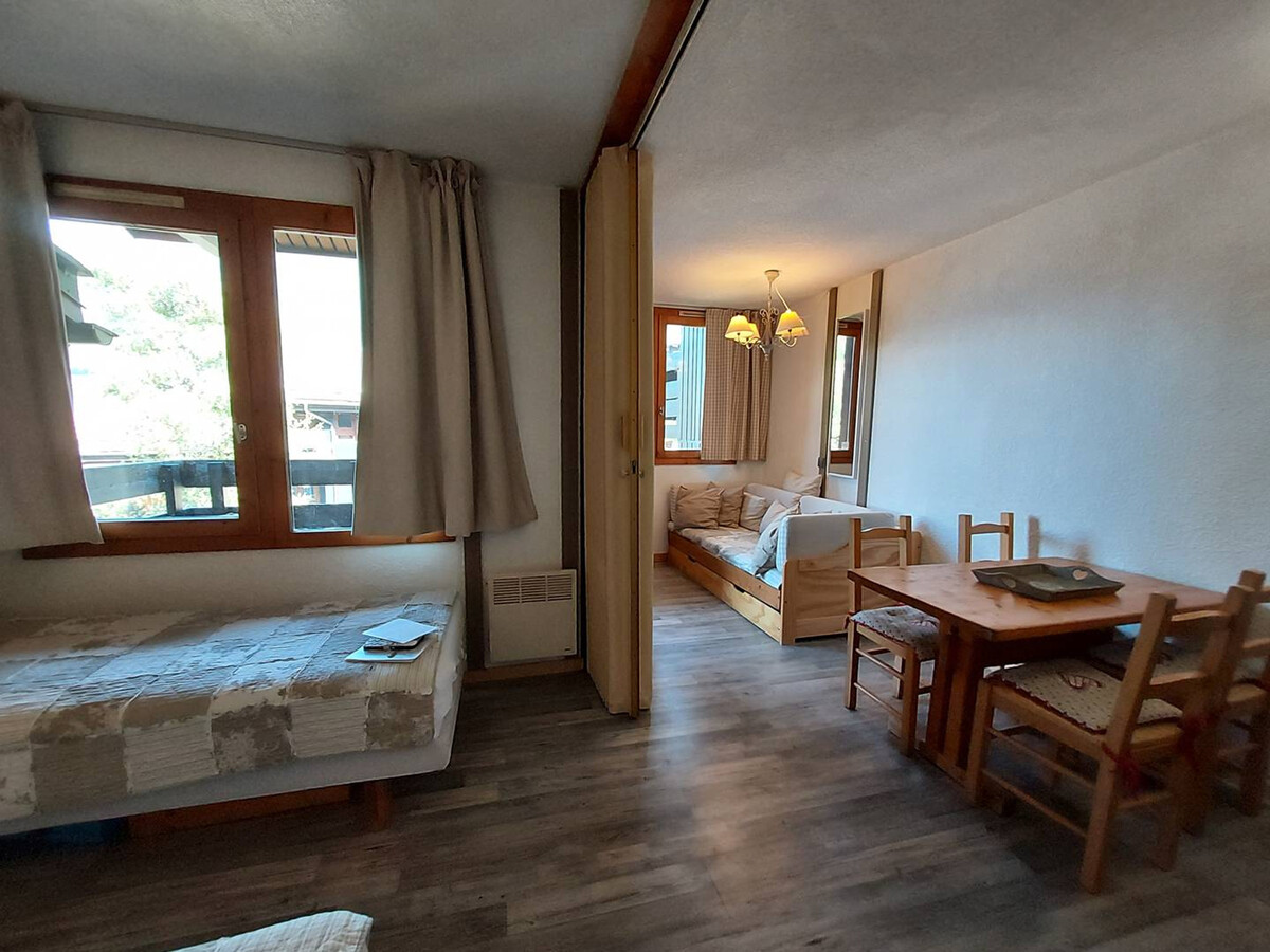 Studio 4 pers. Valmorel, balcon vue pistes - Photo 1