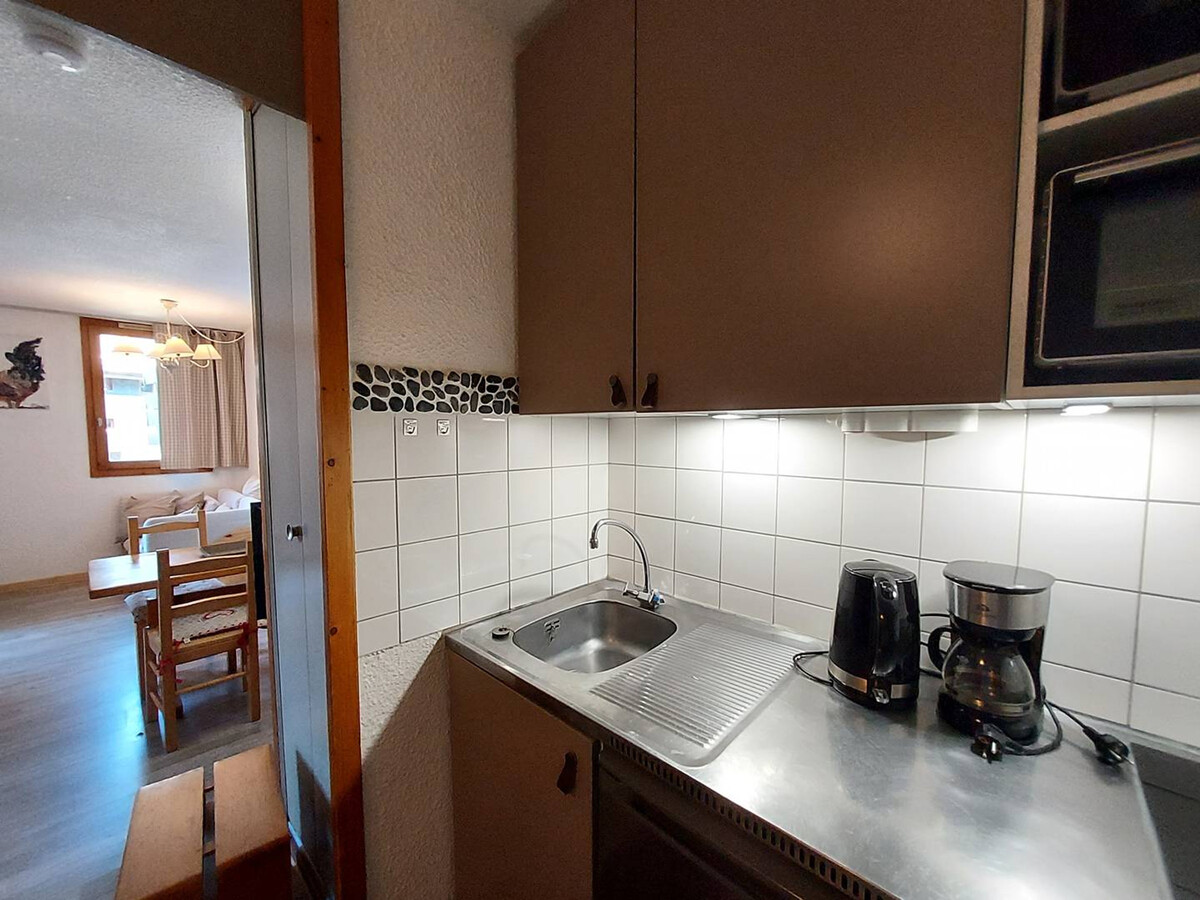 Studio 4 pers. Valmorel, balcon vue pistes - Photo 4