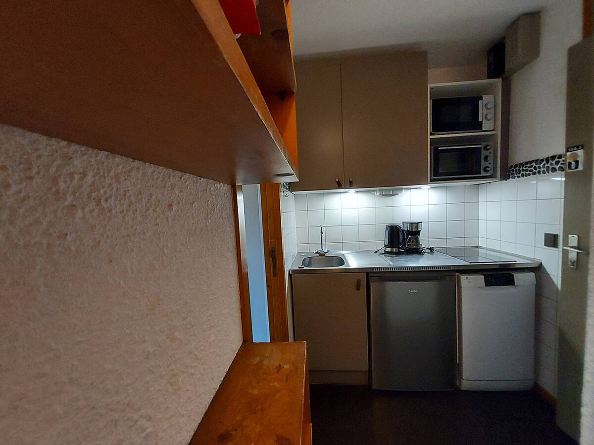 Studio 4 pers. Valmorel, balcon vue pistes - Photo 6