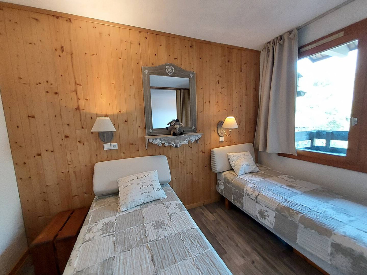 Studio 4 pers. Valmorel, balcon vue pistes - Photo 7