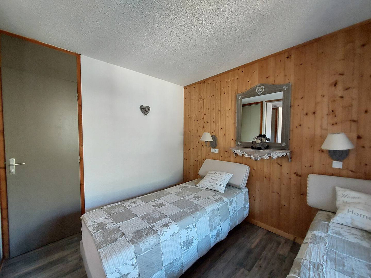 Studio 4 pers. Valmorel, balcon vue pistes - Photo 8
