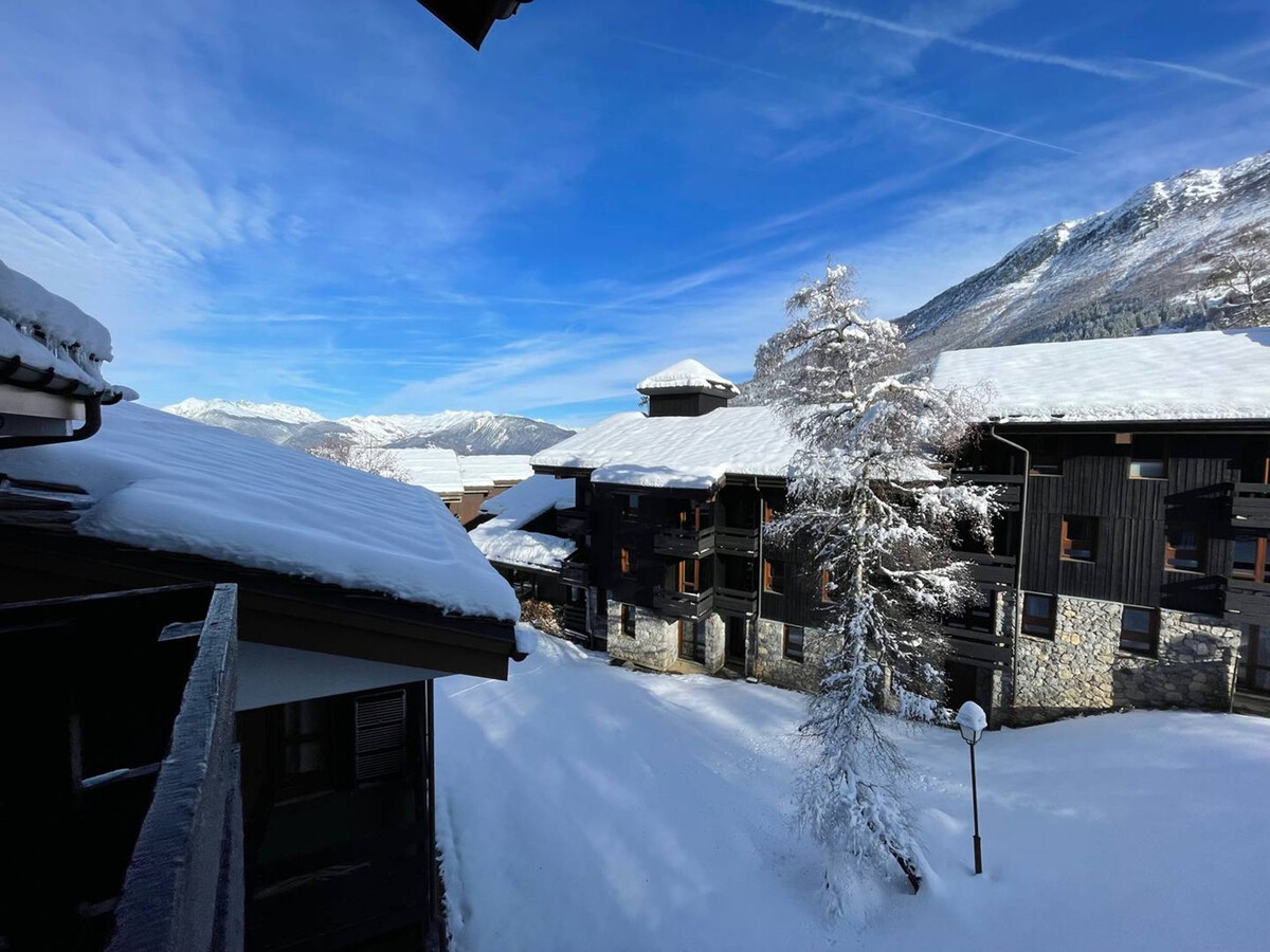 Studio 4 pers. Valmorel, balcon vue pistes - Photo 14