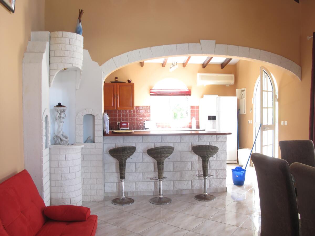 Villa 10 pers., piscine privée et vue mer à Deshaies - Photo 5