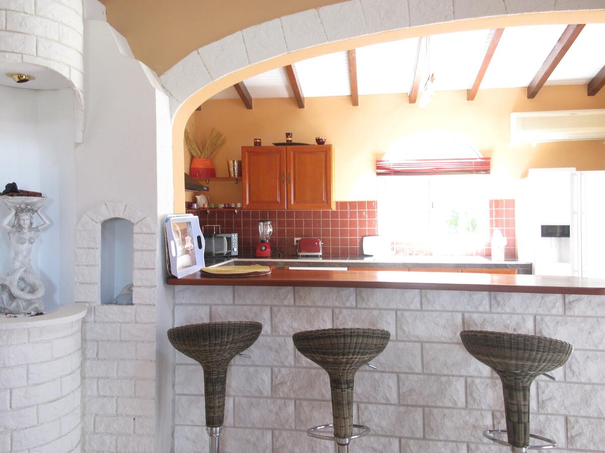 Villa 10 pers., piscine privée et vue mer à Deshaies - Photo 9