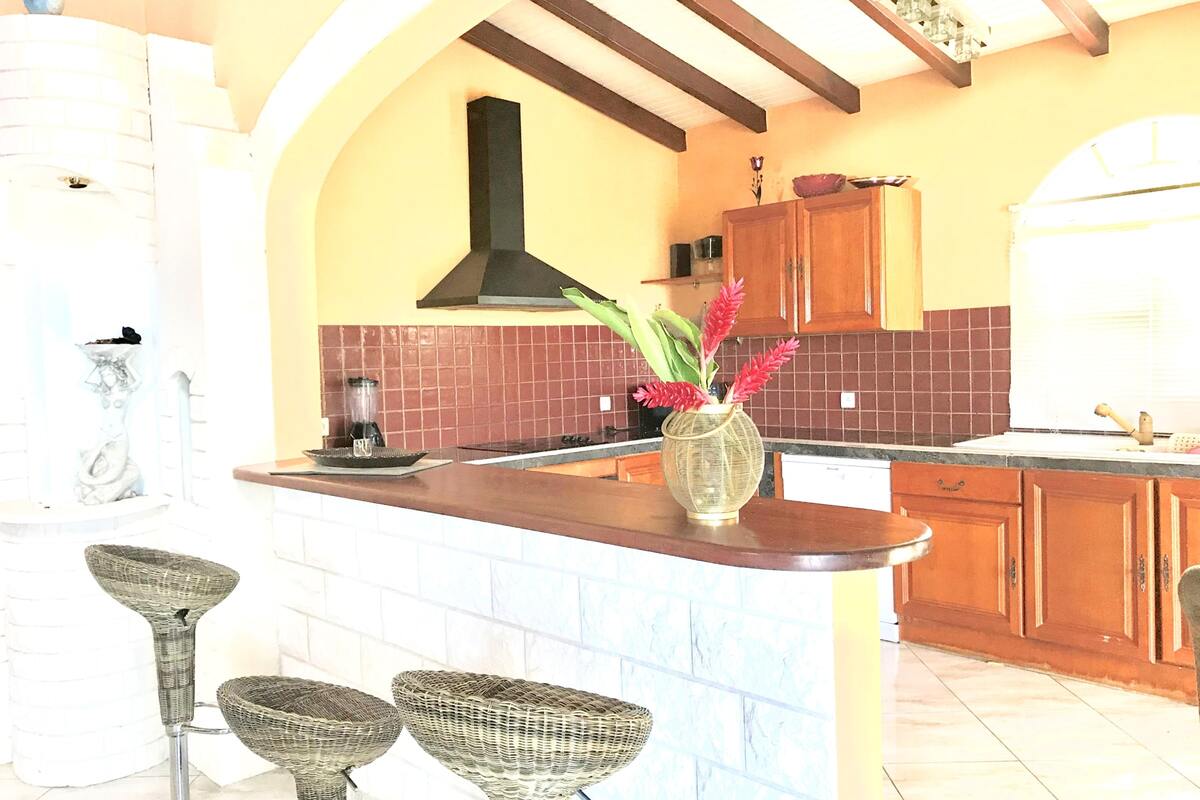 Villa 10 pers., piscine privée et vue mer à Deshaies - Photo 32