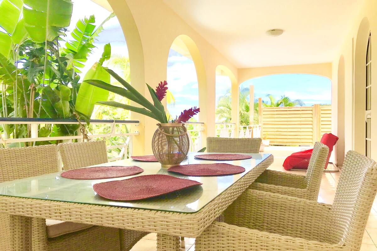 Villa 10 pers., piscine privée et vue mer à Deshaies - Photo 35
