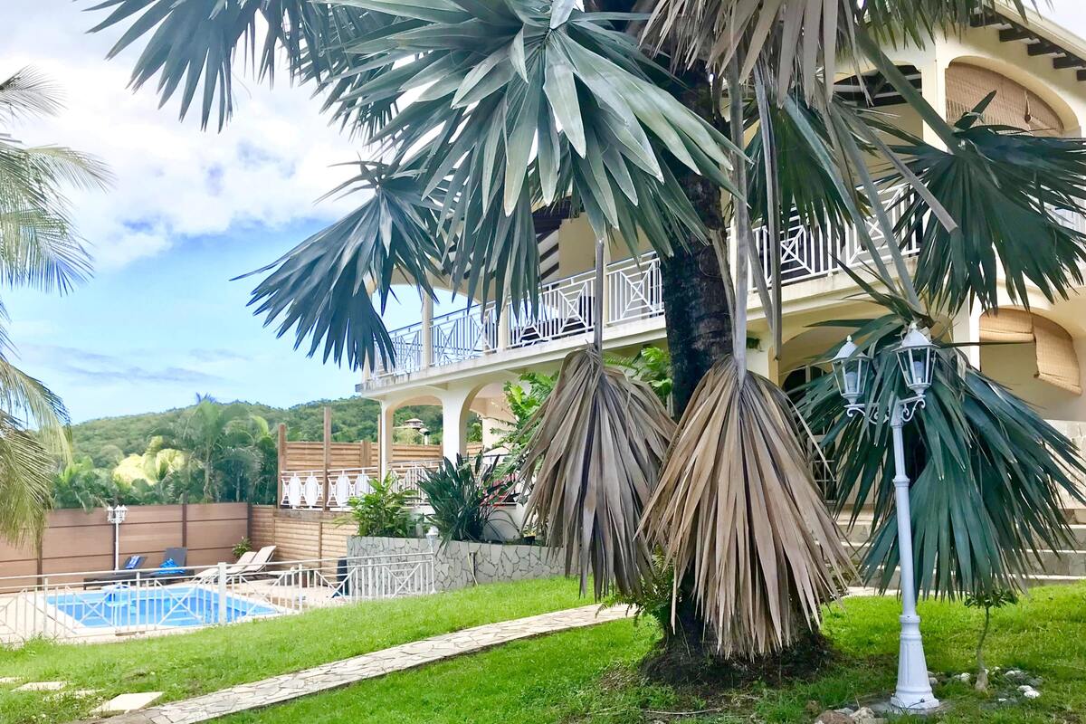 Villa 10 pers., piscine privée et vue mer à Deshaies - Photo 38
