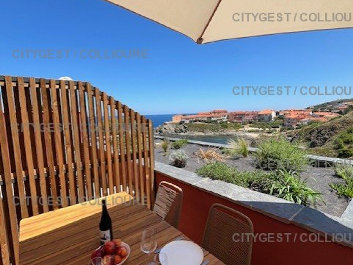 T2 rénové 2025 à Collioure, terrasse vue mer et piscine - Photo 9