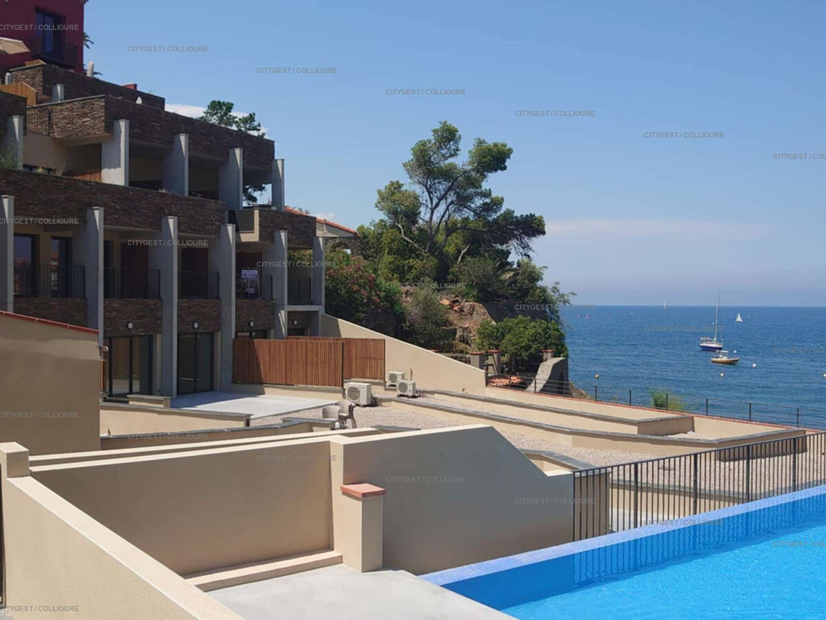 T2 rénové 2025 à Collioure, terrasse vue mer et piscine - Photo 11