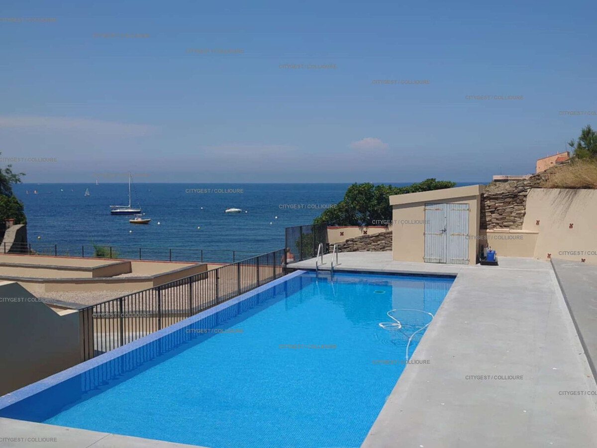 T2 rénové 2025 à Collioure, terrasse vue mer et piscine - Photo 12