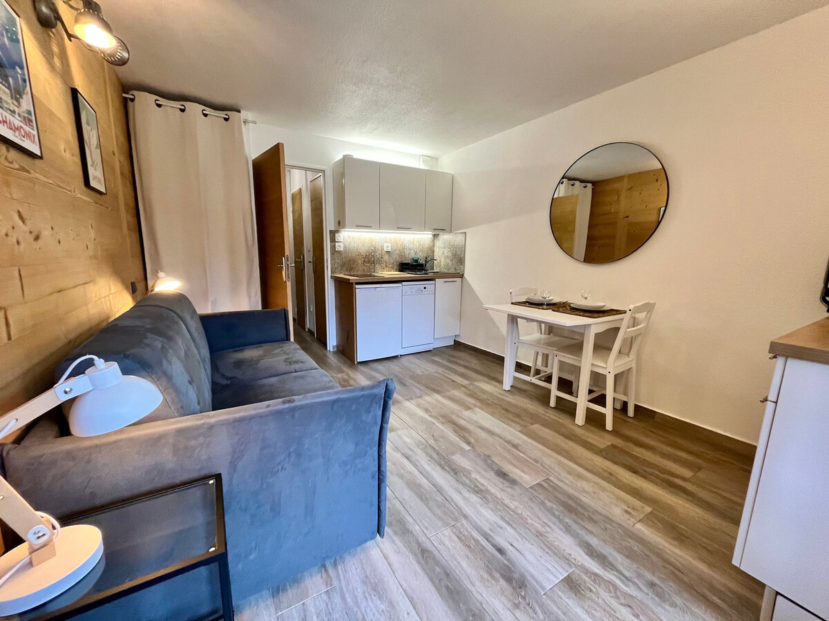 Studio rénové 20m² centre Samoëns, balcon, 4 couchages - Photo 3
