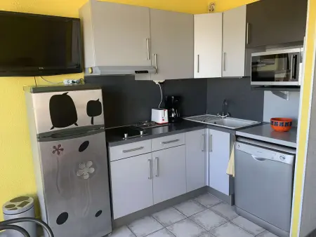 Studio direct plage à Port Camargue, climatisé et parking privé : photo 6