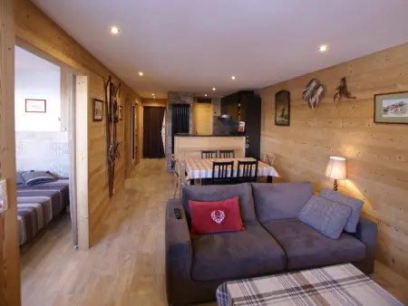 Location appartement à Pra Loup, Appartement rénové 6 pers. à Pra-Loup, proche pistes