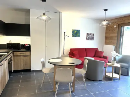 Location appartement à Saint Jean d'Aulps, Appartement spacieux au centre, près télécabine, terrasse
