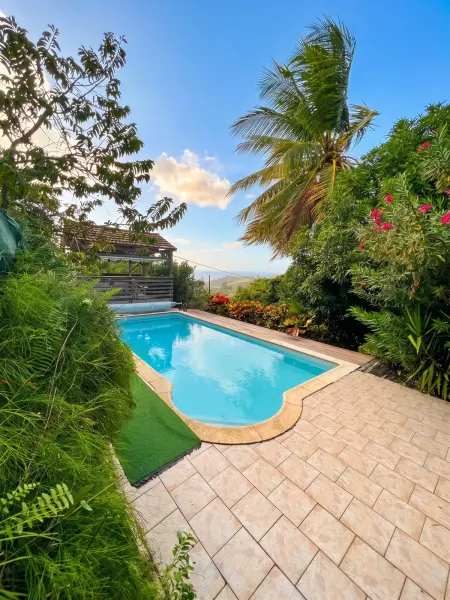 Villa avec piscine privée et kiosque à Le Carbet, Martinique : photo 4