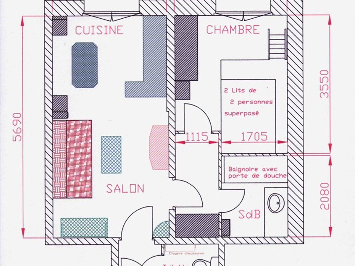 Appartement T2 aux Gets, ménage inclus, casier à skis - Photo 7