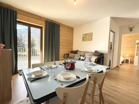 Appartement 6 pers. à Praz-sur-Arly, parking et balcon : photo 3