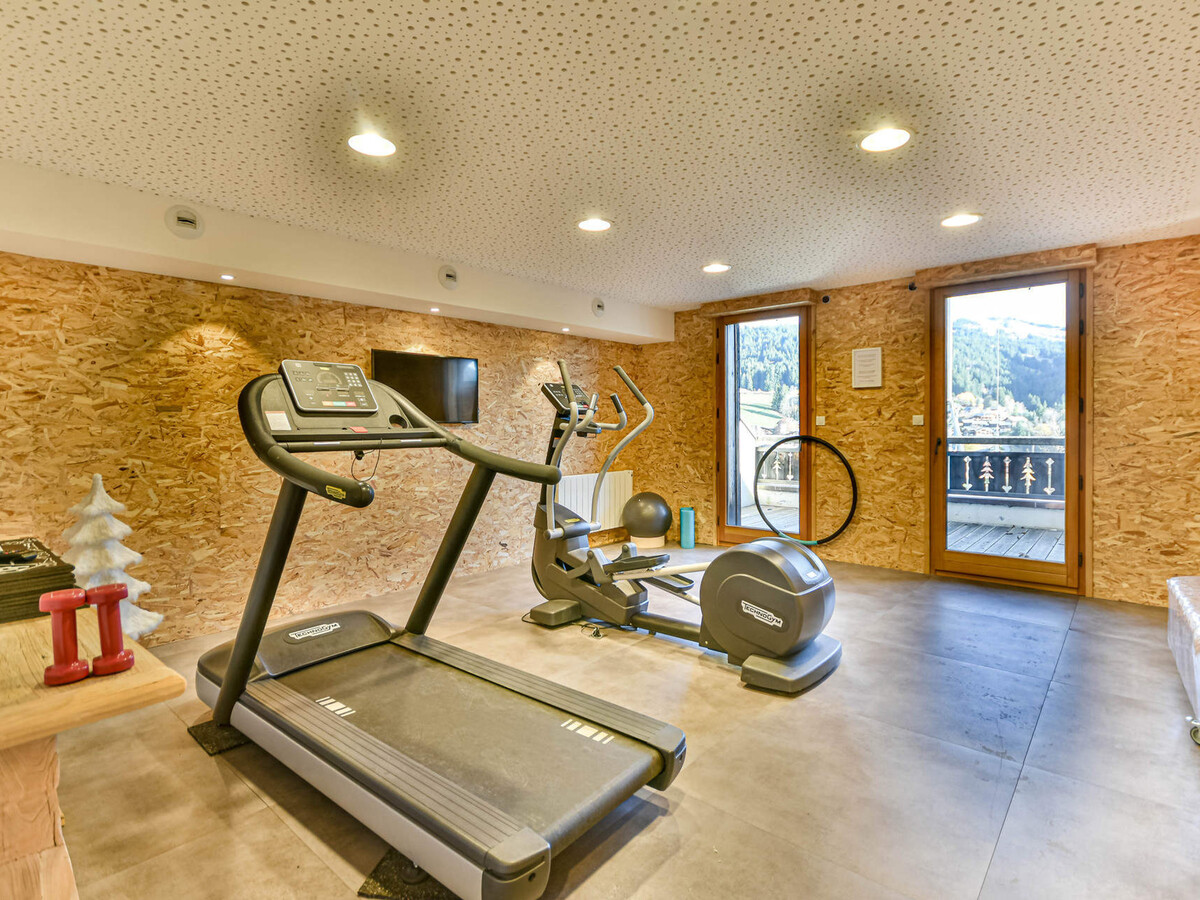 Appartement 3 chambres Les Gets avec sauna et salle de sport - Photo 14