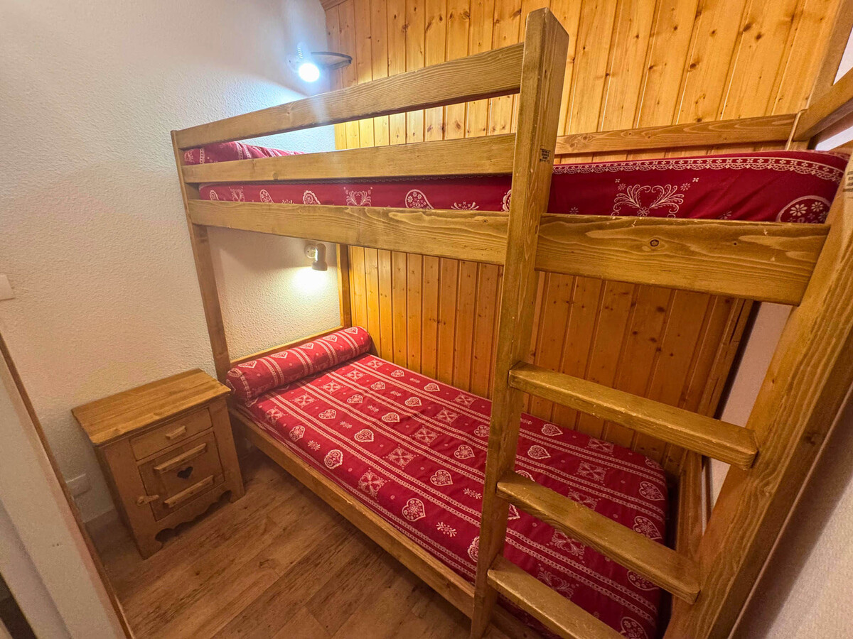 Studio 4 pers. aux Menuires, balcon Sud face montagne - Photo 5