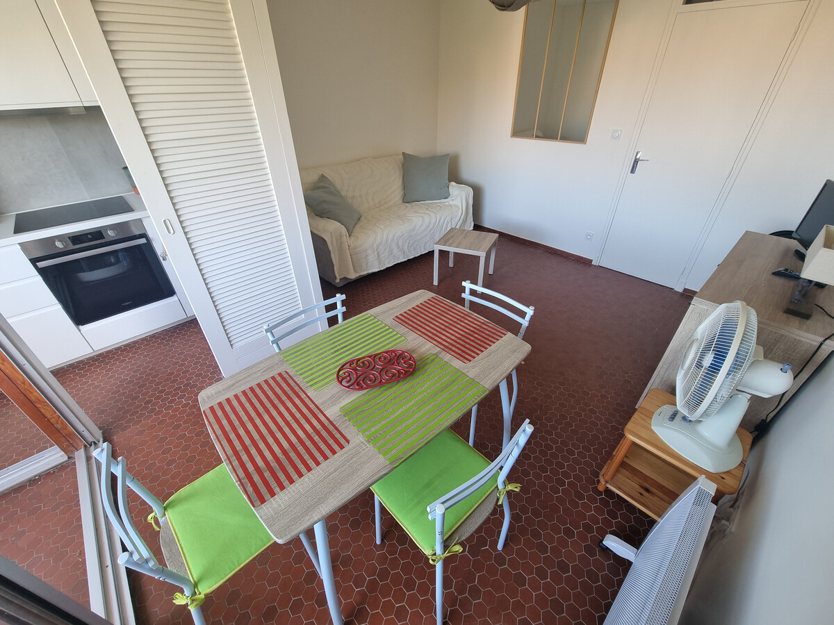 Studio lumineux Collioure, 2 pers., balcon vue mer - Photo 10