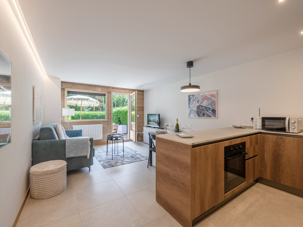 Appartement 38 m² terrasse et jardin face aux Drus - Photo 12