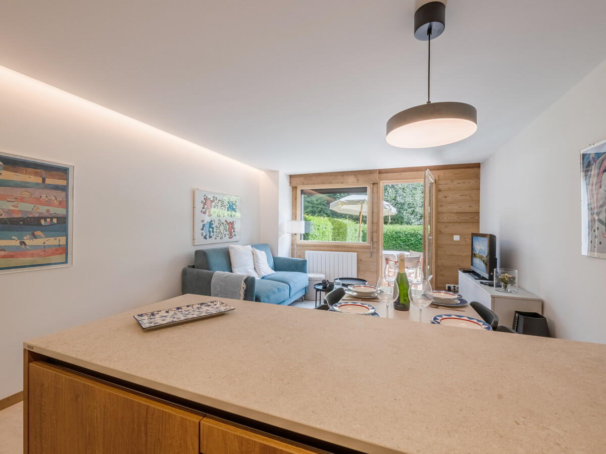 Appartement 38 m² terrasse et jardin face aux Drus - Photo 14