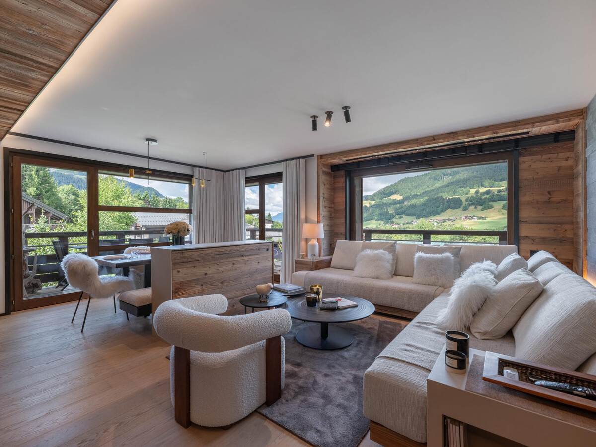 Appartement Megève Rochebrune, 3 chambres, piscine - Photo 1