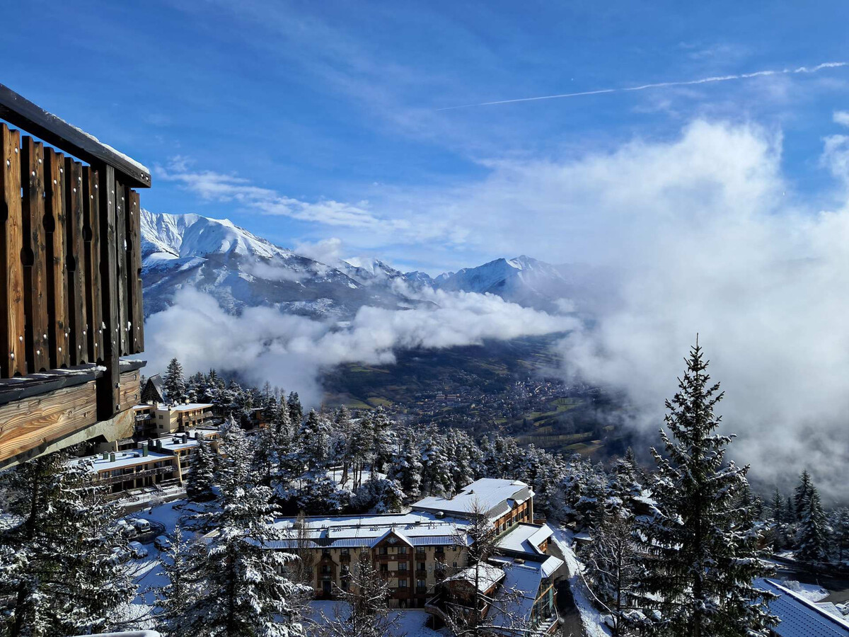 Studio 4 pers. Pra-Loup, balcon vue vallée et montagne - Photo 12