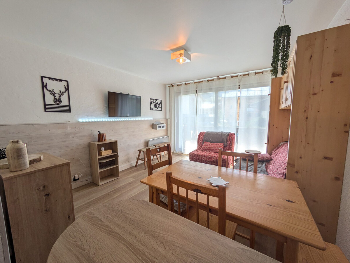 Studio 27m² Les Gets, parking souterrain, 300m pistes - Photo 1
