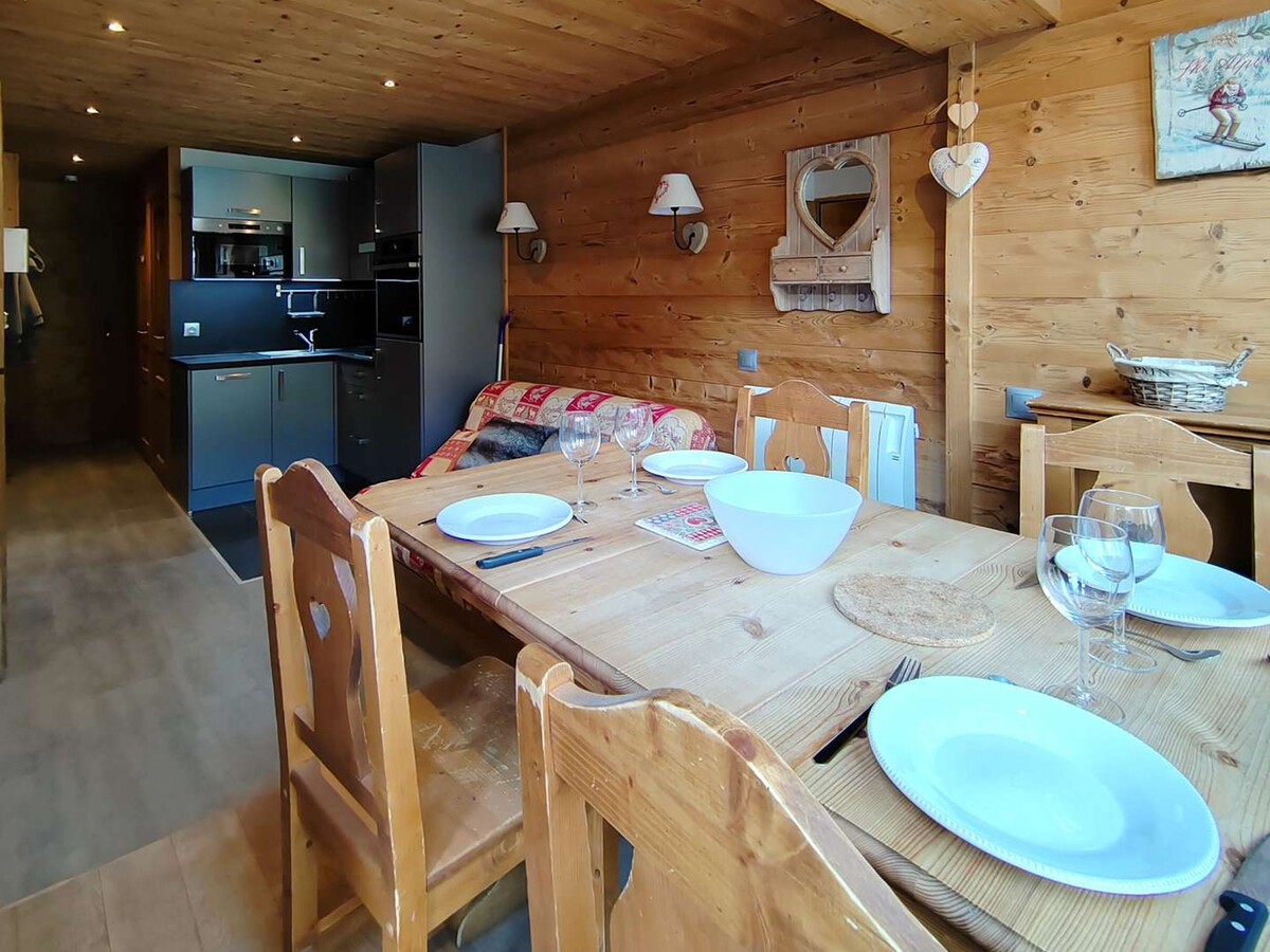 Appartement 28m² rénové style montagne, ski aux pieds - Photo 4