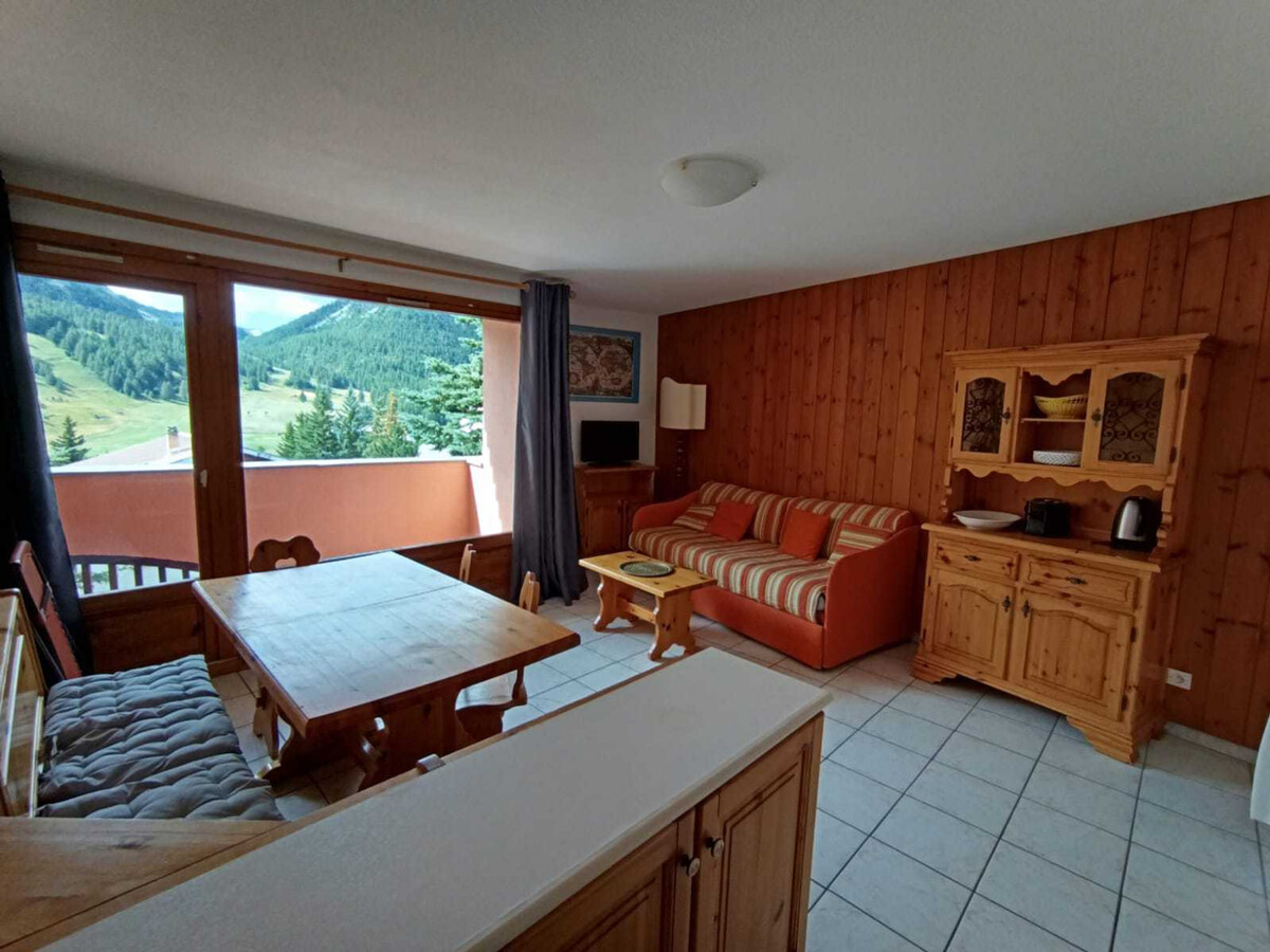 Appartement 6 pers. Montgenèvre, vue pistes et parking - Photo 1